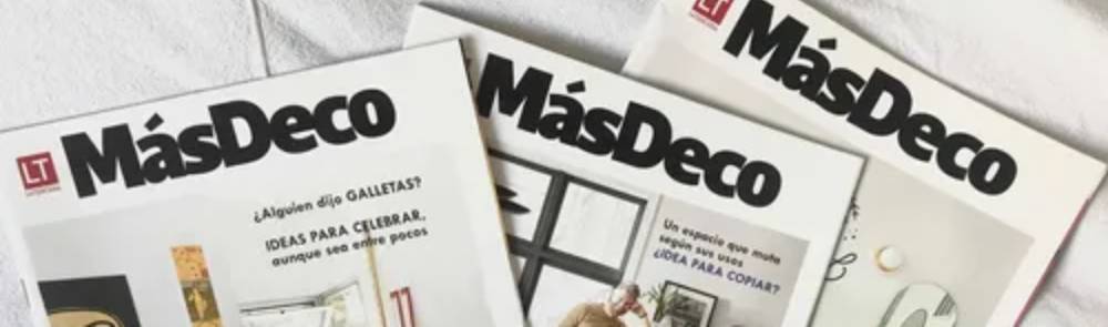 Publicación en Revista Mas Deco de La Tercera