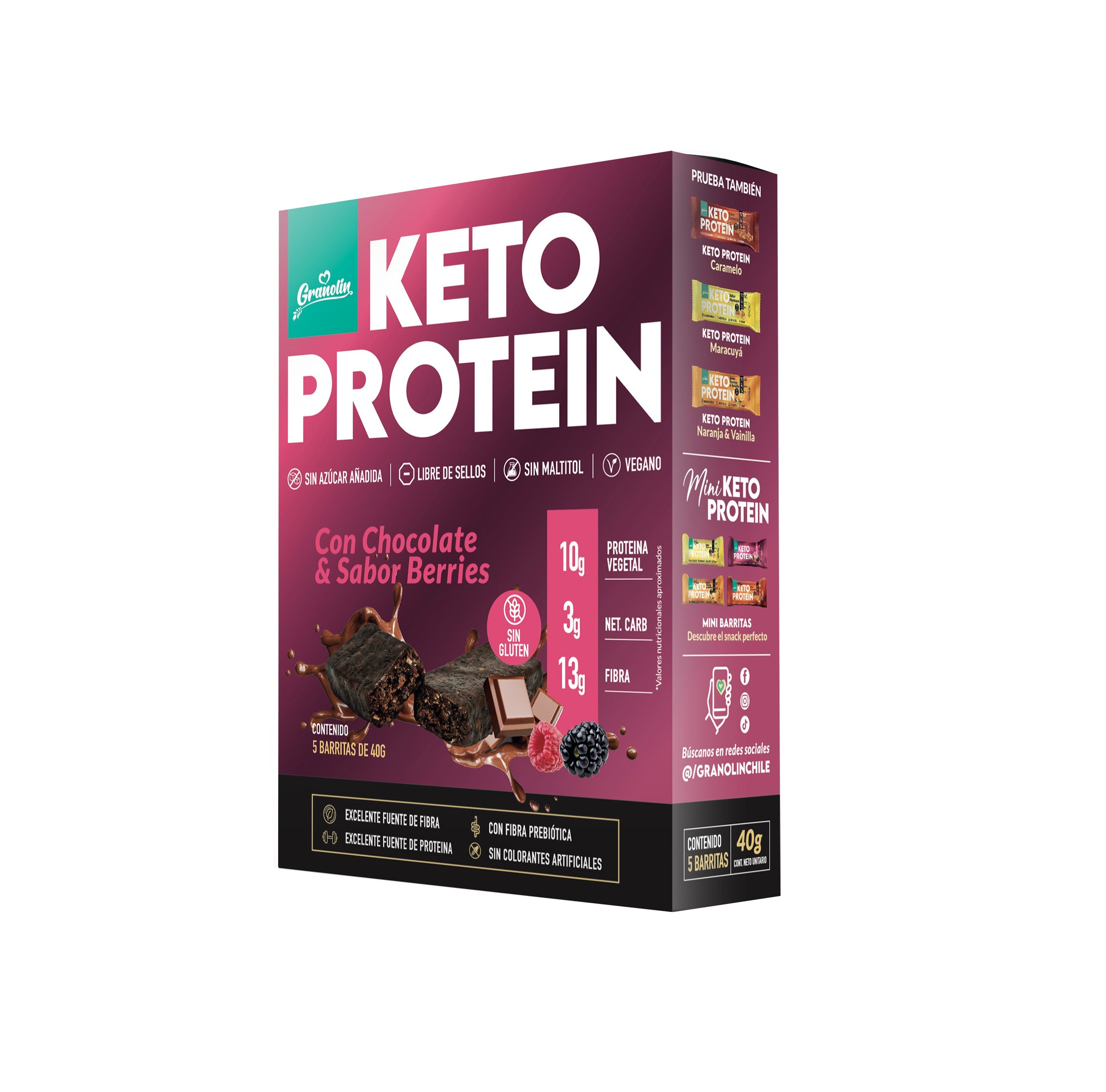 Display-5-unidades-barra-keto-choco-berries-40-gramos-Marca-Granolin