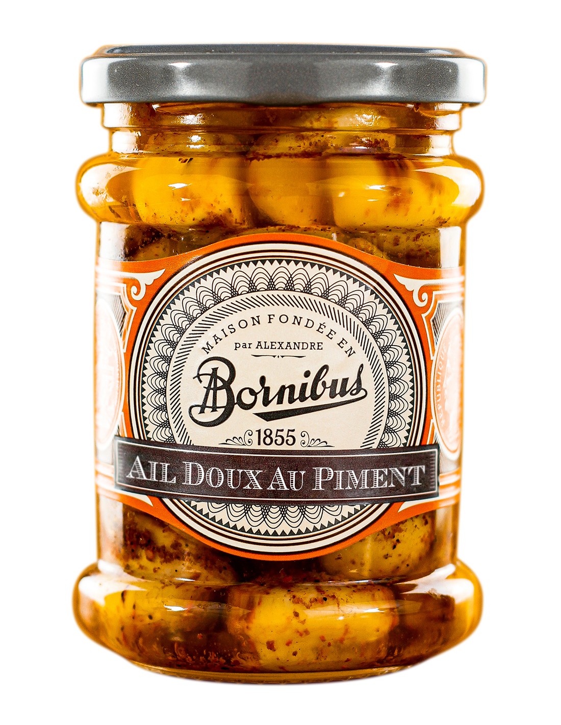 Encurtido-de-ajo-y-pimiento-picante-250-gramos-Marca--Bornibus