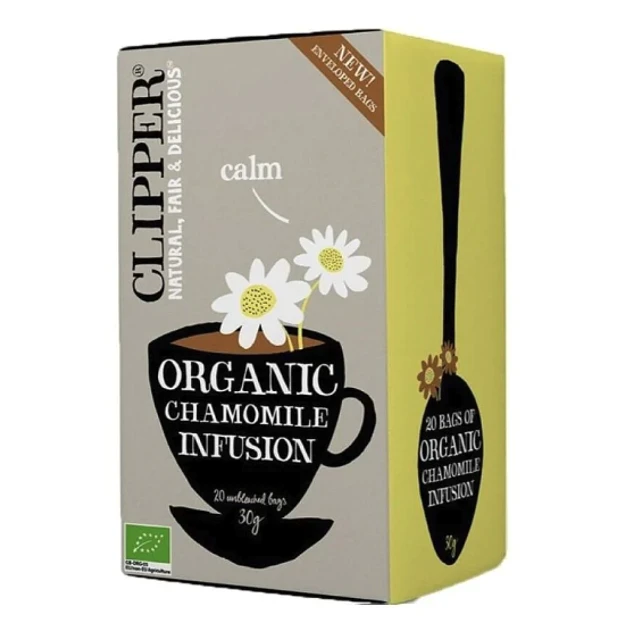 Infusion manzanilla organica 20 sobres Marca Clipper