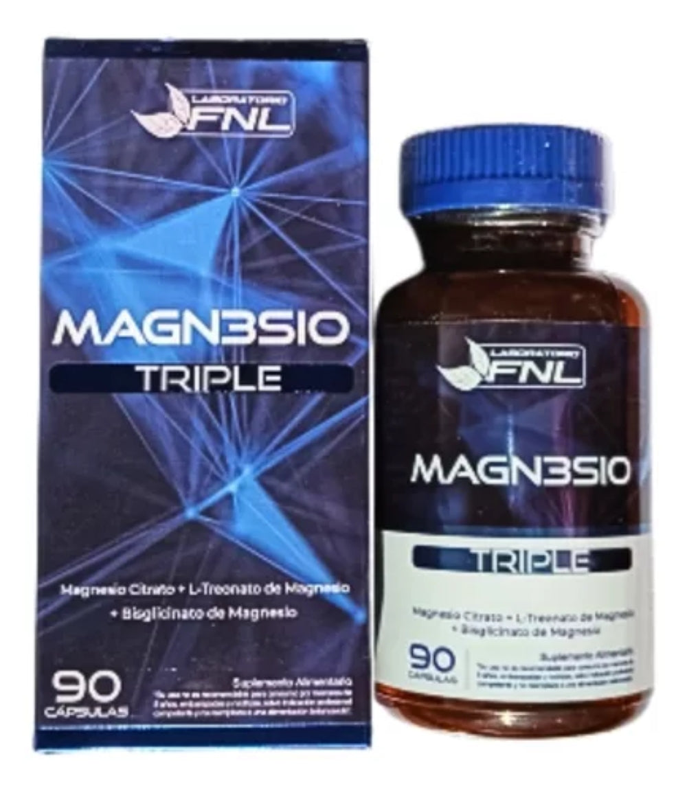 Triple Magnesio 90 Cápsulas  FNL