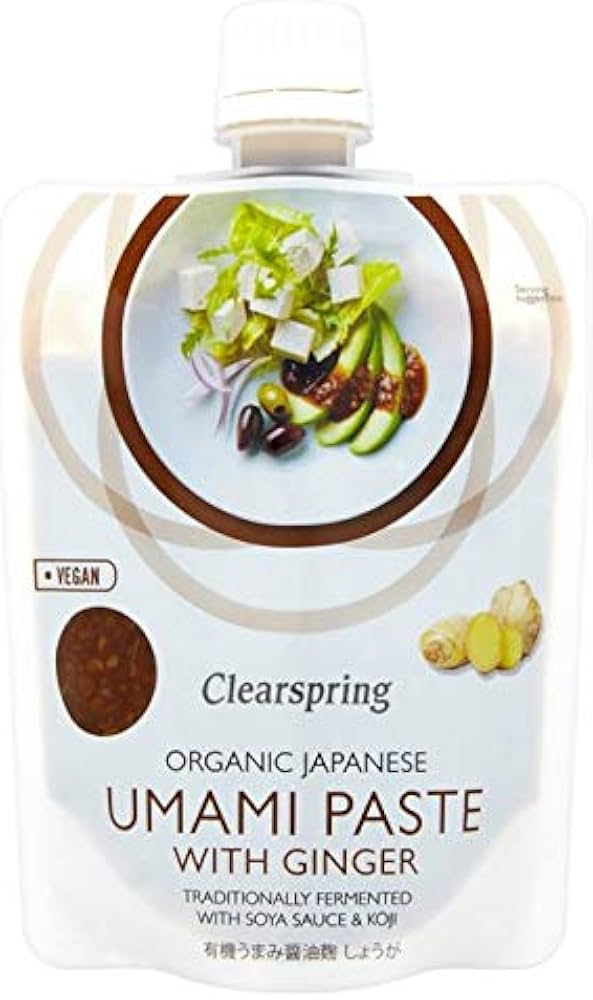 Pasta japonesa umami con jengibre organica 150 gramos Marca Clearspring