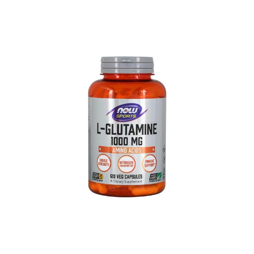 L-Glutamina 1000mg 120 Veg Capsulas Now