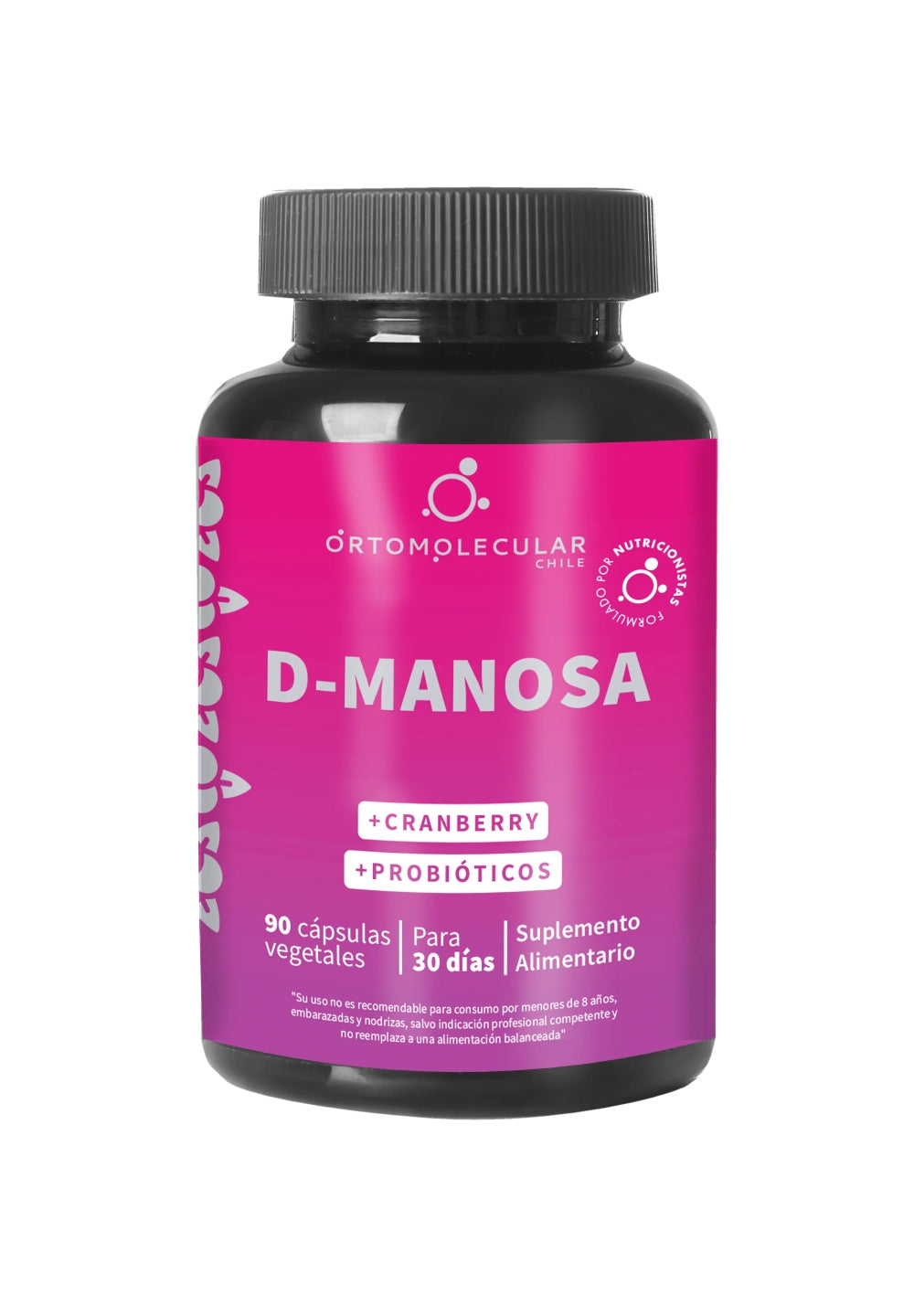 D-Manosa+Cranberry+Probióticos 90 Cáps Ortomolecular