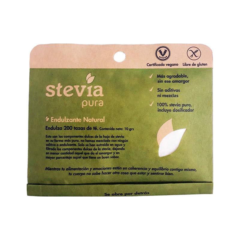 Stevia Pura en sobre Dulzura Natural Vegana