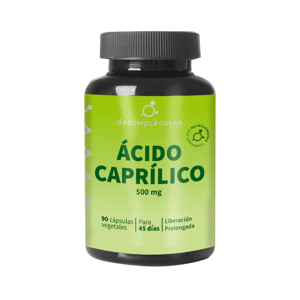 Ácido Caprílico 500 mg, 90 Cáps Ortomolecular