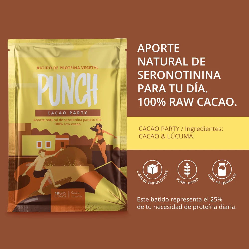 Batido Proteico Cacao Party Punch