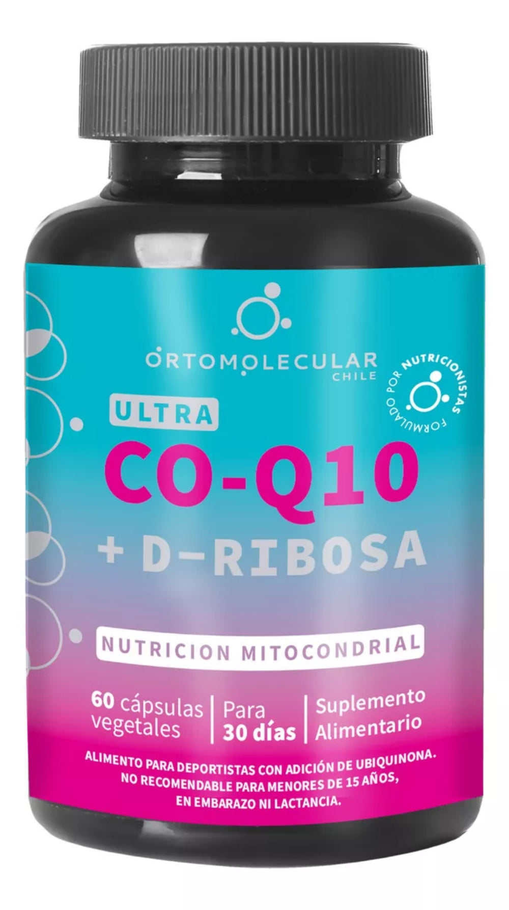 Coenzima Q10+D Ribosa-60 Cáps Ortomolecular