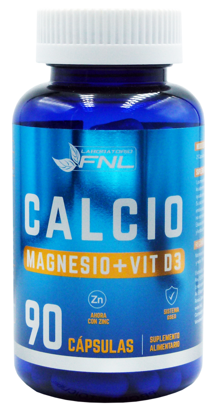 Calcio + Vitamina D3+ Magnesio 90 Cápsulas FNL