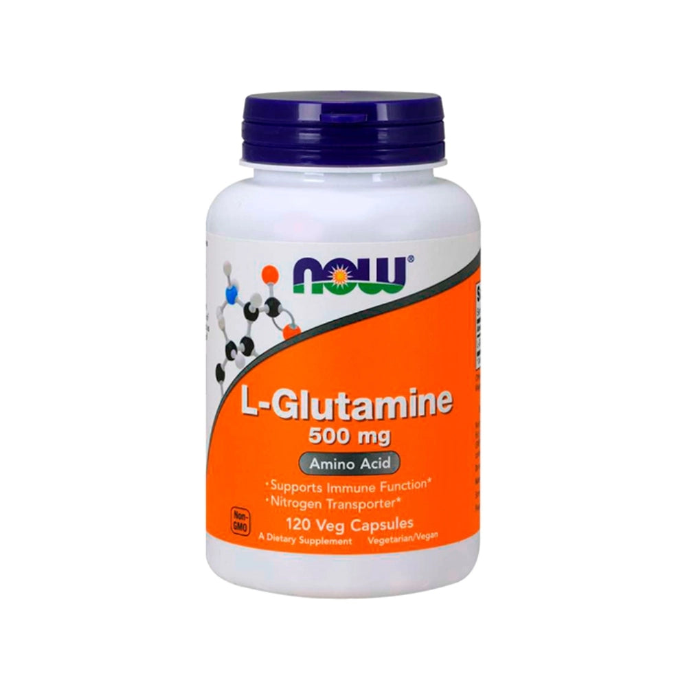 L-Glutamina 500 mg (120 cápsulas) Now