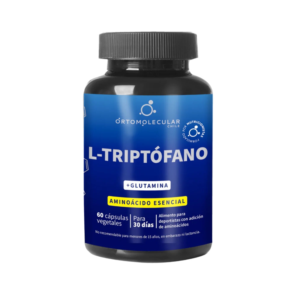 L-Triptófano+Glutamina-60 Cáps Ortomolecular