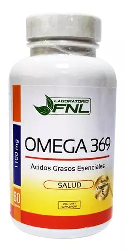 Omega 3-6-9 100mg 60 Cápsulas blandas FNL