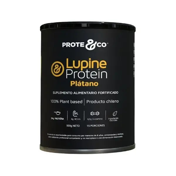 Proteina de Lupino Platano 550 grs Prote&co