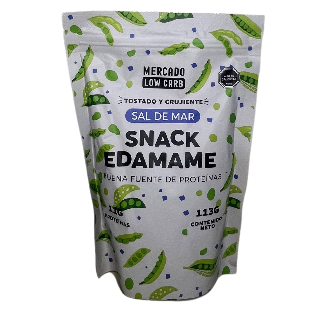 Snack Edamame Sal de Mar 113 g Mercado Low Carb