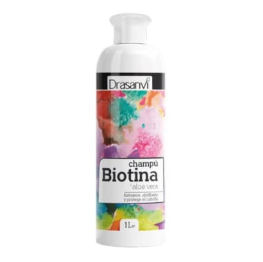 Champu biotina y aloe vera 1 litro Marca Drasanvi