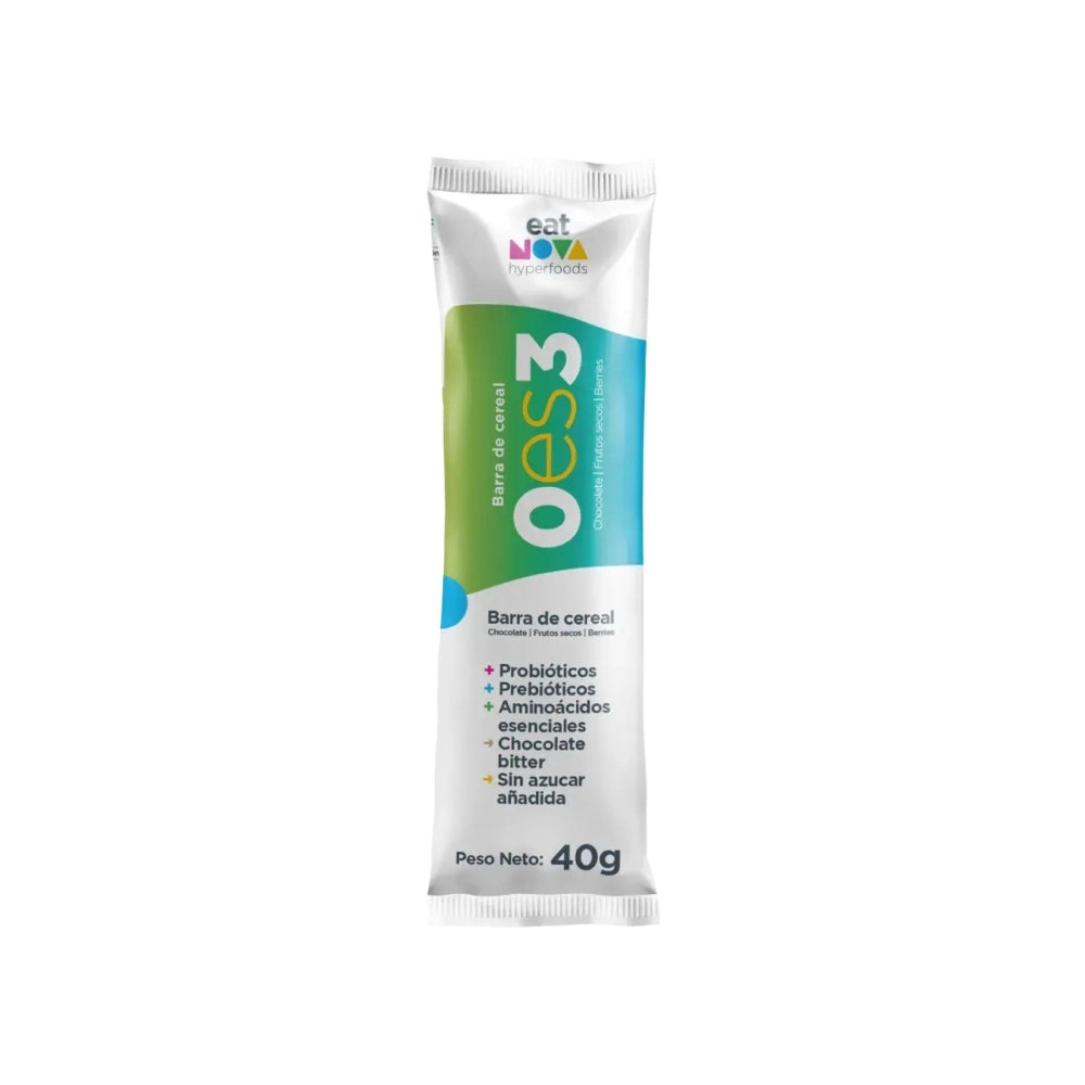 OES3 Barra cereal con Probióticos sin azúcar Caja de 5 unidades  Eat Nova