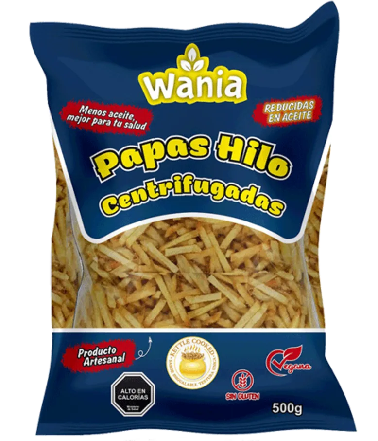Papas tipo hilo 500 gramos Marca Wania