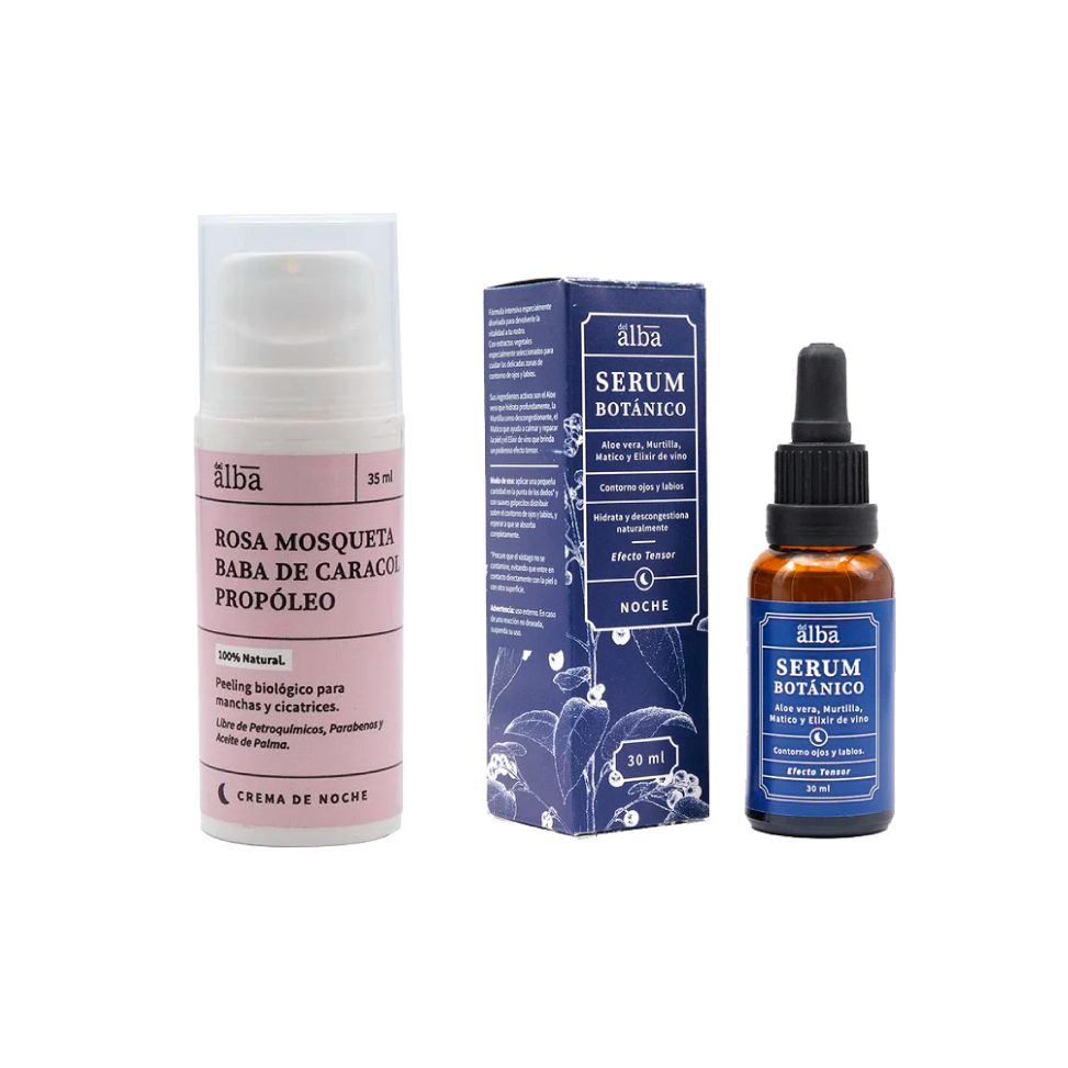 Box de Cuidado Facial Reparador más Contorno de Ojos y Labios Apícola del Alba