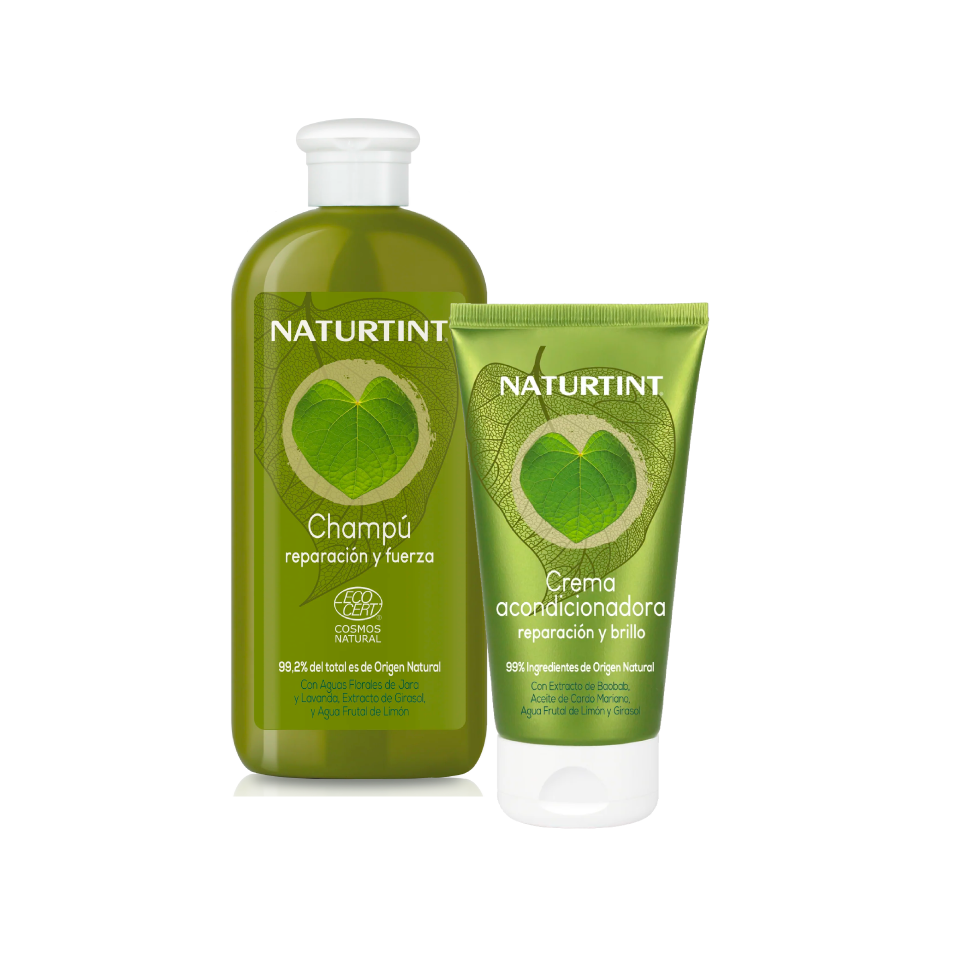 Shampoo y Crema reparadora para cabellos tinturados, Naturtint