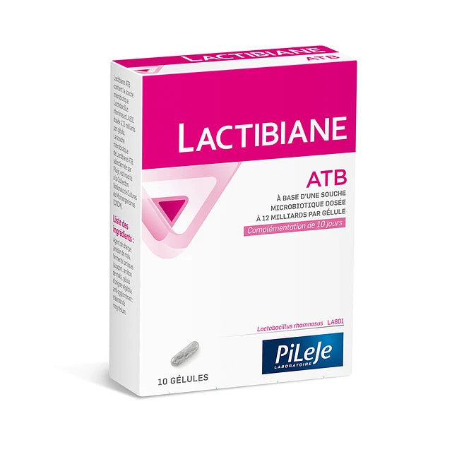 Probiotico Lactibiane ATB 10 capsulas Pileje