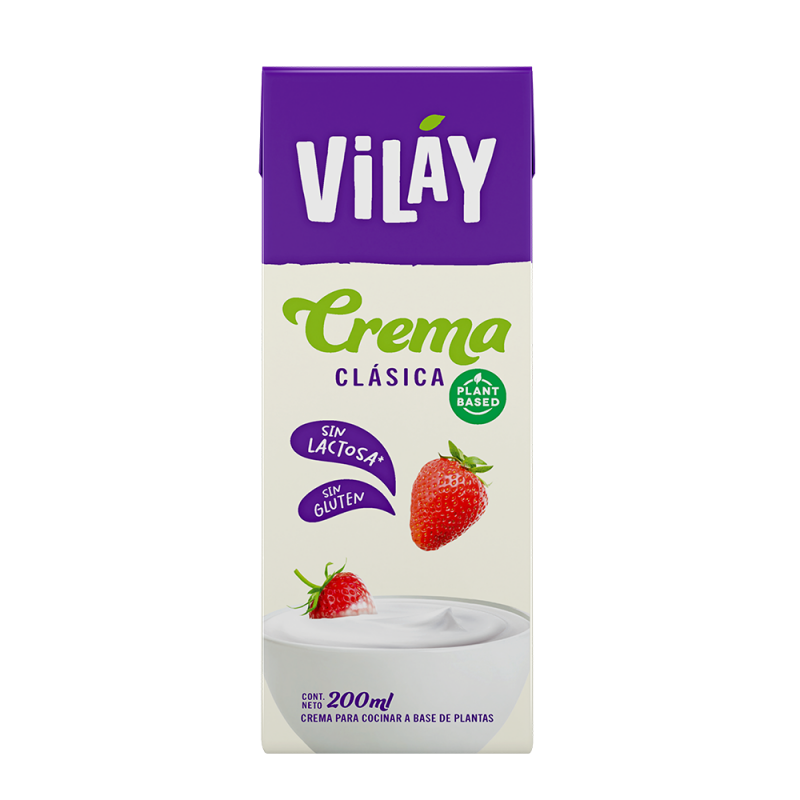 Crema Vegetal Alternative Sin lactosa 200 cc Vilay