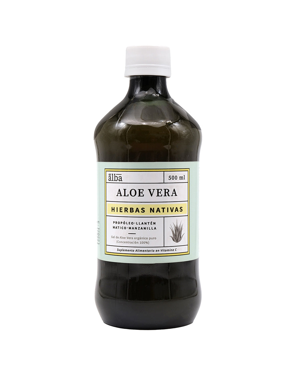 Aloe Vera Hierbas Nativas 500 ml Apicola del Alba