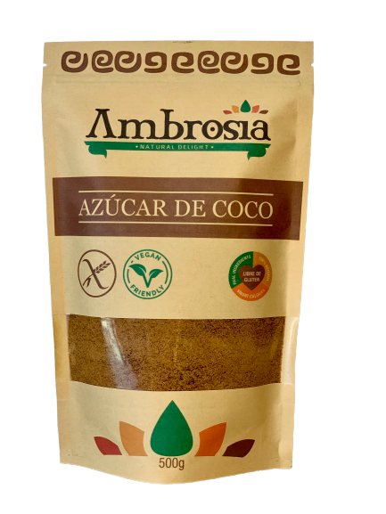 Azúcar de Coco sin gluten 500 grs. Ambrosia