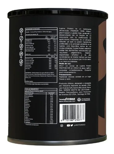 Proteina de Lupino Cacao 550 grs Prote&co