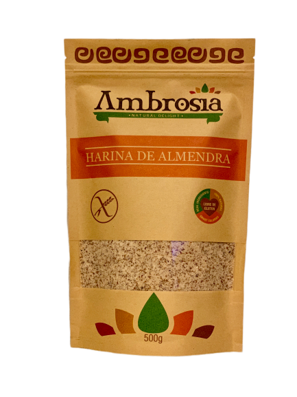 Harina de Almendra Libre de Gluten 500 grs Ambrosia