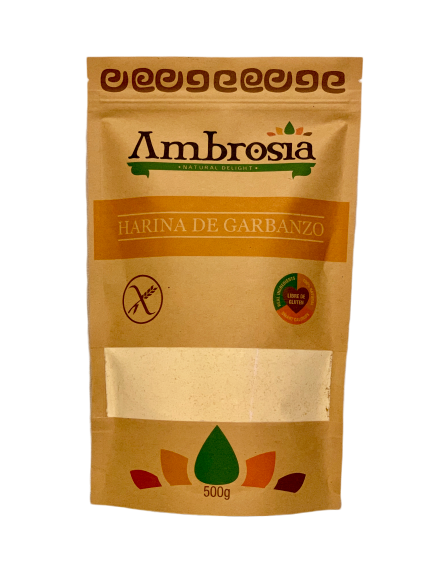 Harina de Garbanzo Libre de Gluten 500 grs Ambrosia