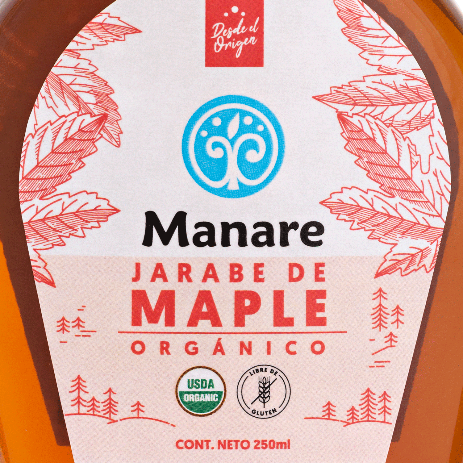 Jarabe de Maple Orgánico 250 ml Manare
