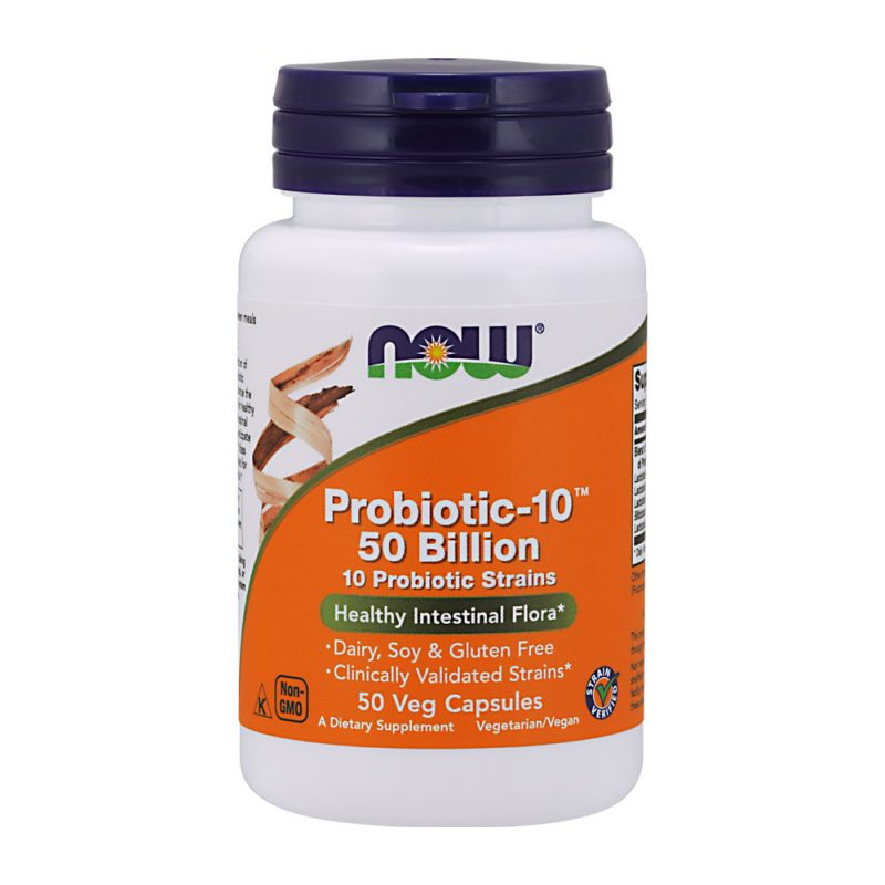 Probiotico 10 50 billones 50 capsulas vegetales Now