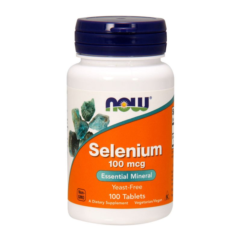 Selenio 100 Mcg 100 comprimidos Now