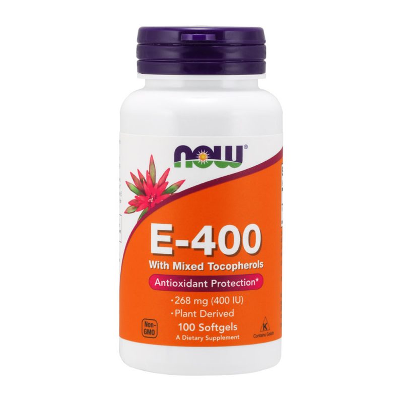 Vitamina E-400 100 Cápsulas Now