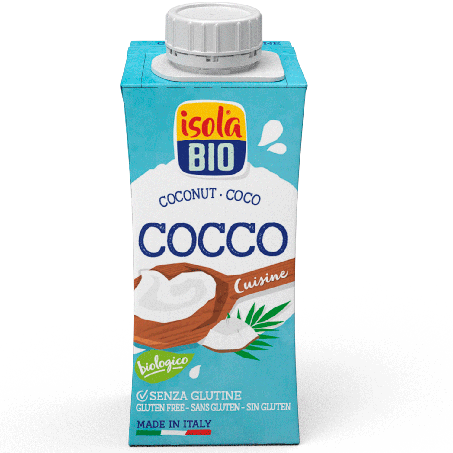 Crema de coco Orgánica 200 ml, Isola Bio