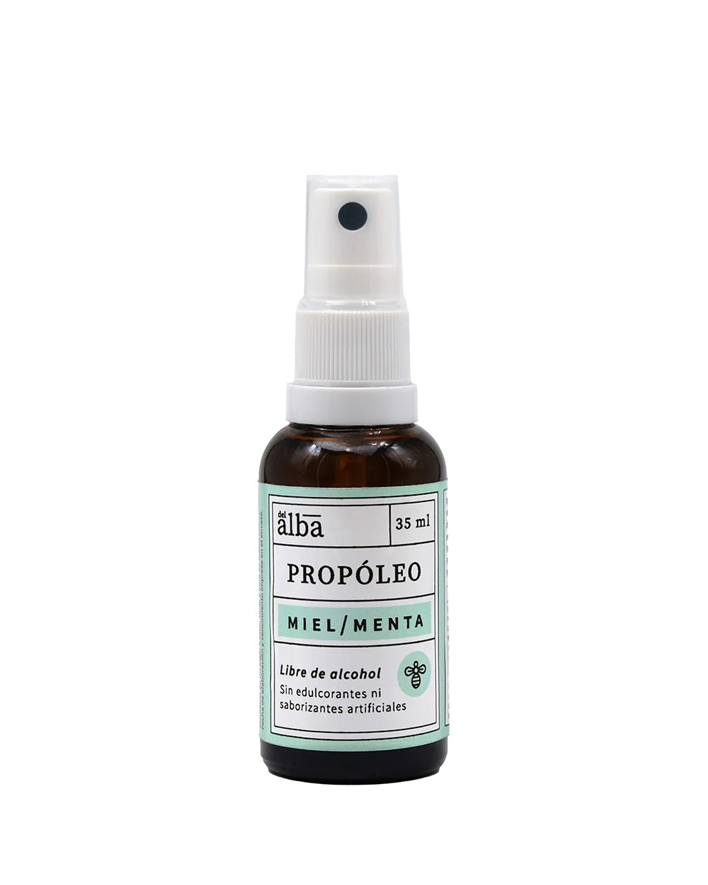 Propóleo, miel y menta en Spray 35 ml, Apícola del Alba
