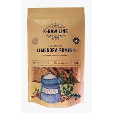 Crackers de Almendra Romero 75 grs K Raw Line