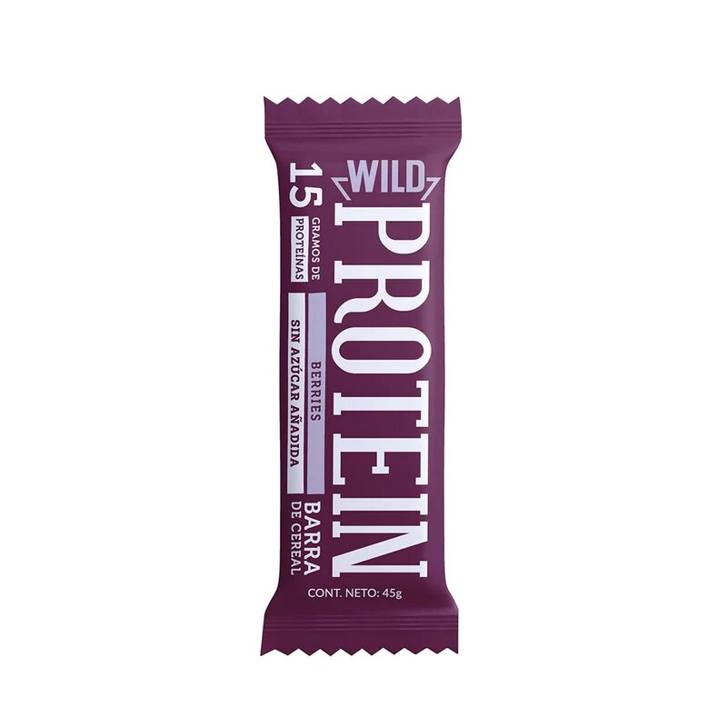 Barra Proteica Wild Protein Berries 5 unidades