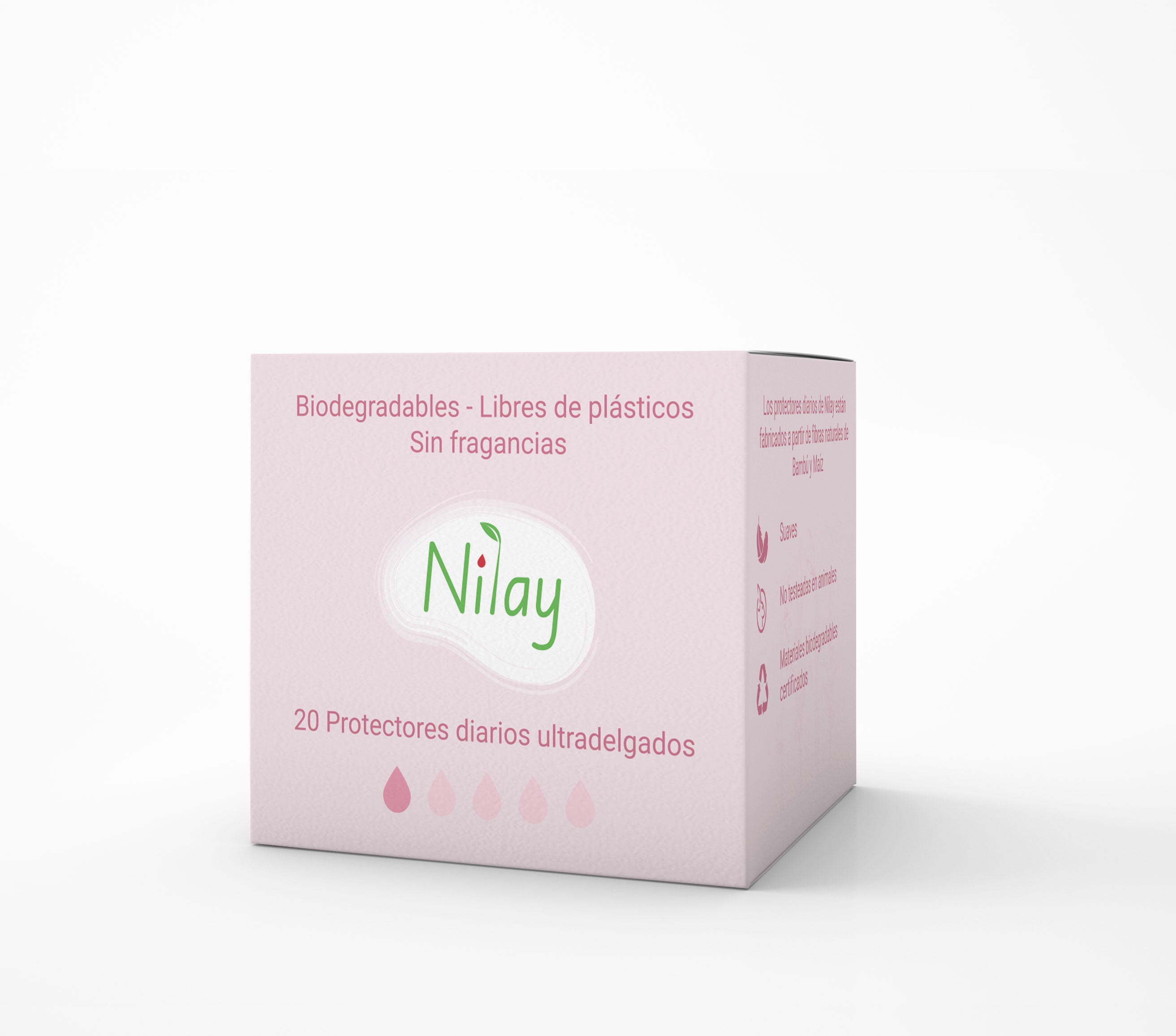 Protector diario (toallita menstrual) Biodegradable 20 un Nilay
