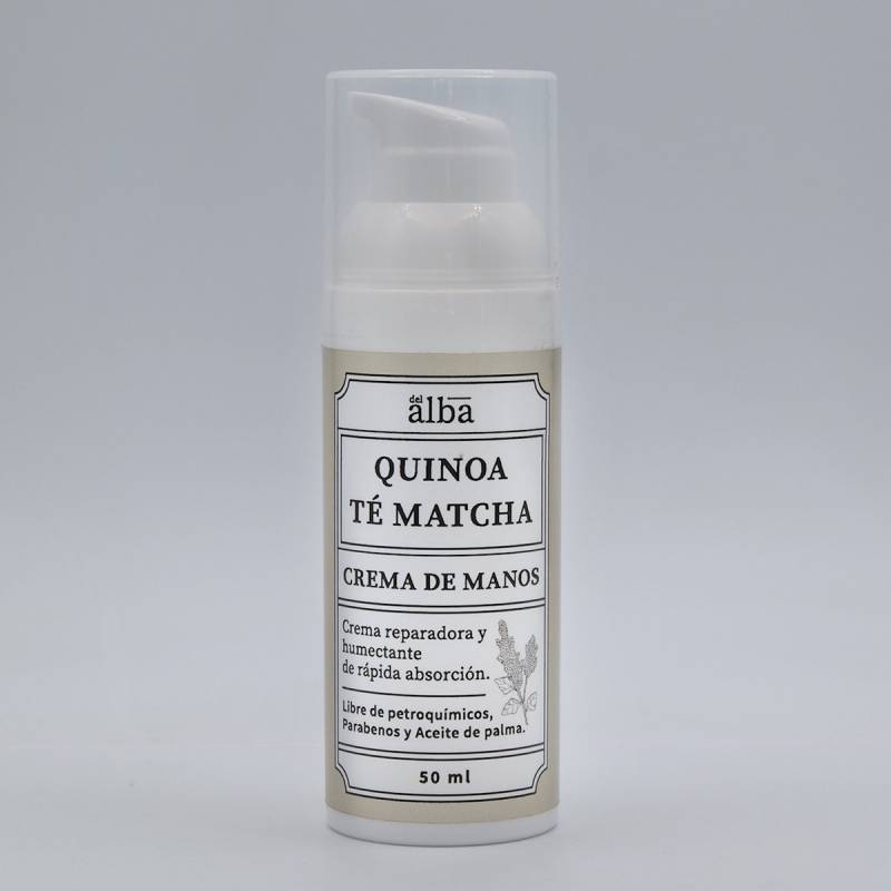Crema de Manos - Reparadora Quinoa Te Matcha 50 ml, Apícola del Alba