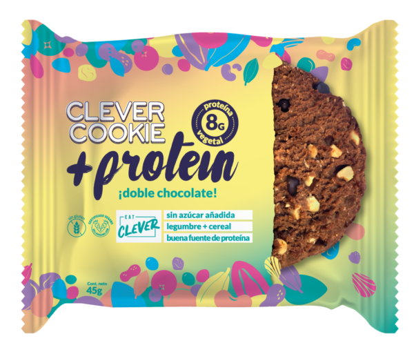 Galleton Protein Doble Chocolate Clever Cookie 45 grs