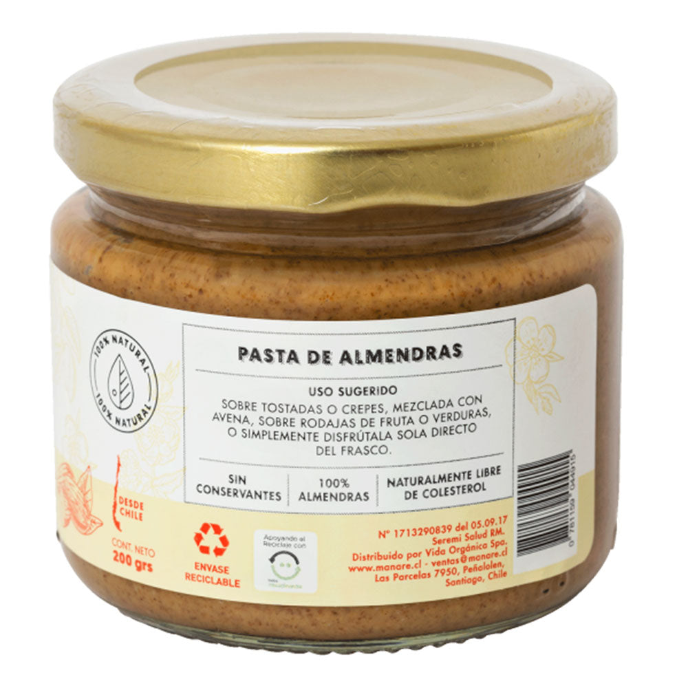 Mantequilla de Almendras, 200 grs, Manare