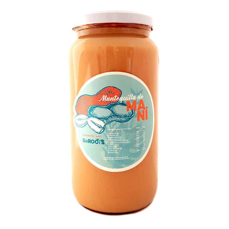 Mantequilla de Mani 1kg, BeROOTS