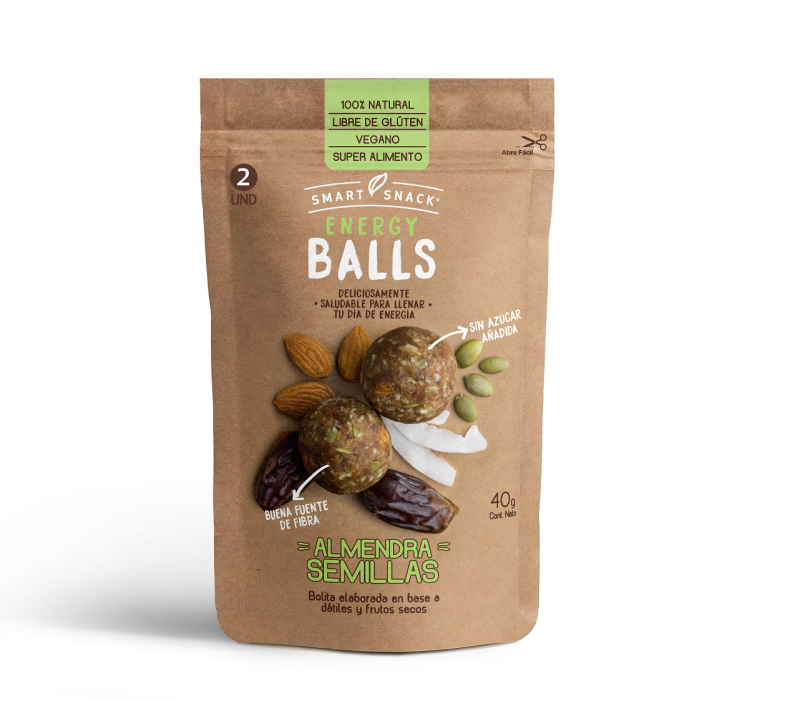 Energy Balls Semillas Almendra 40 g Smart Snack