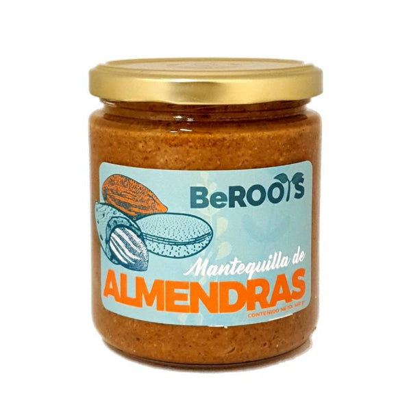 Mantequilla o pasta de Almendras Tostadas, 460 grs. Beroots