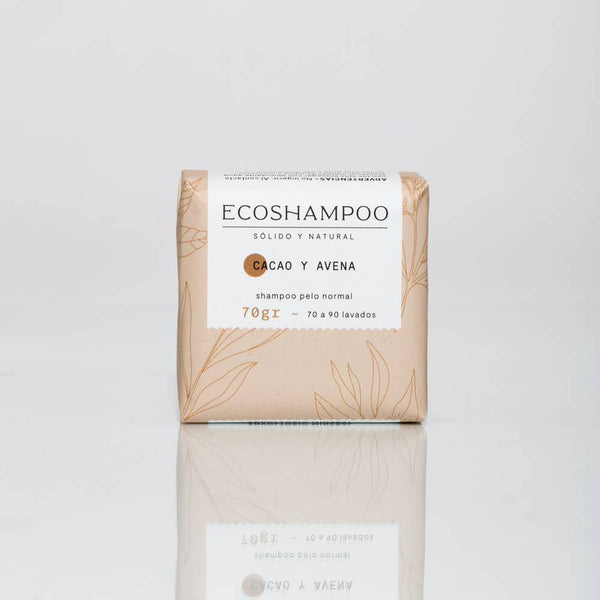 ECOSHAMPOO PELO NORMAL DE CACAO Y AVENA / 70 GRS.
