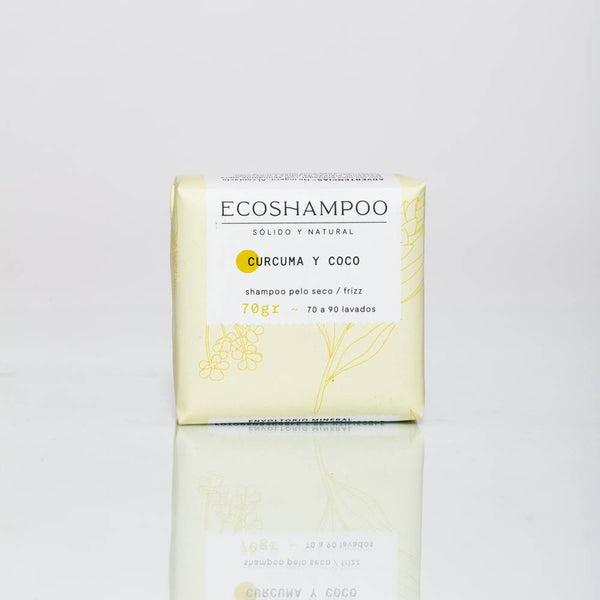 ECOSHAMPOO PELO SECO & FRIZZ DE CÚRCUMA / 70 GRS.
