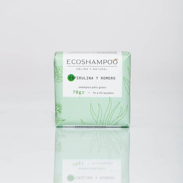 ECOSHAMPOO PELO GRASO DE ESPIRULINA, 70 GRS