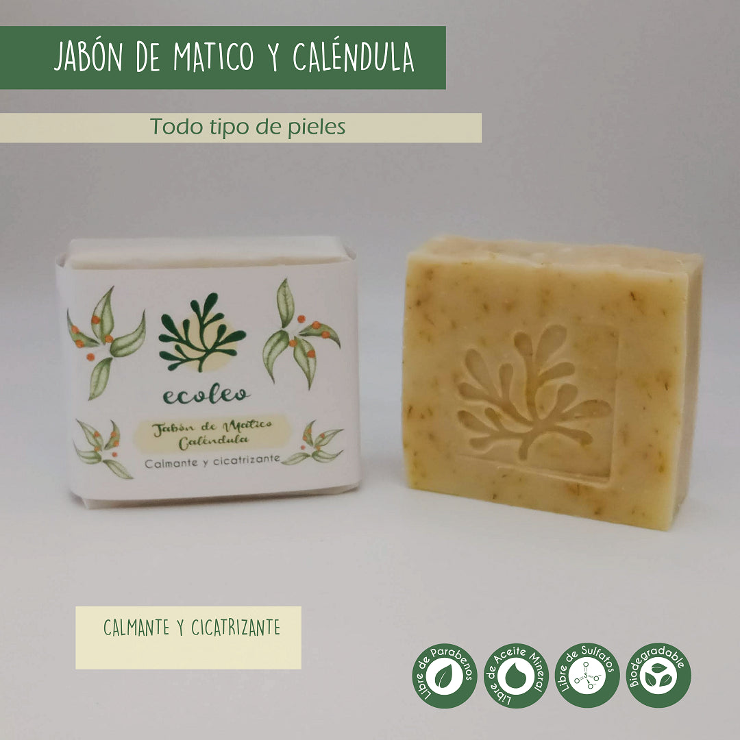Jabón Matico Calendula 100 grs Ecoleo