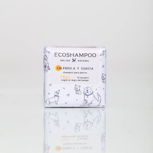 ECOSHAMPOO PARA PERROS DE CALENDULA & CUASIA, 70GRS